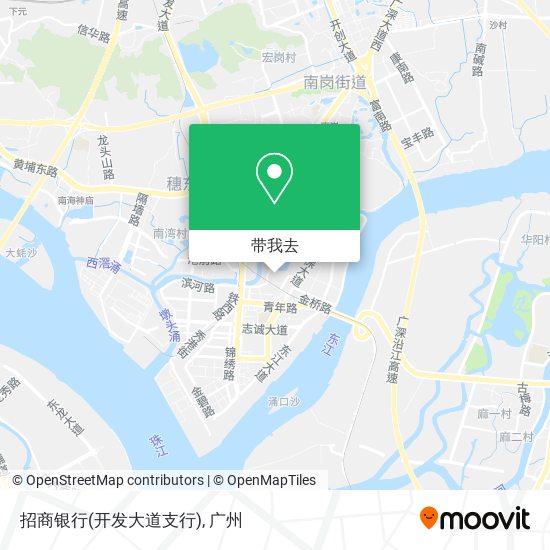 招商银行(开发大道支行)地图