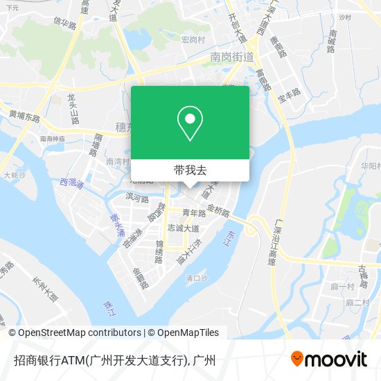 招商银行ATM(广州开发大道支行)地图