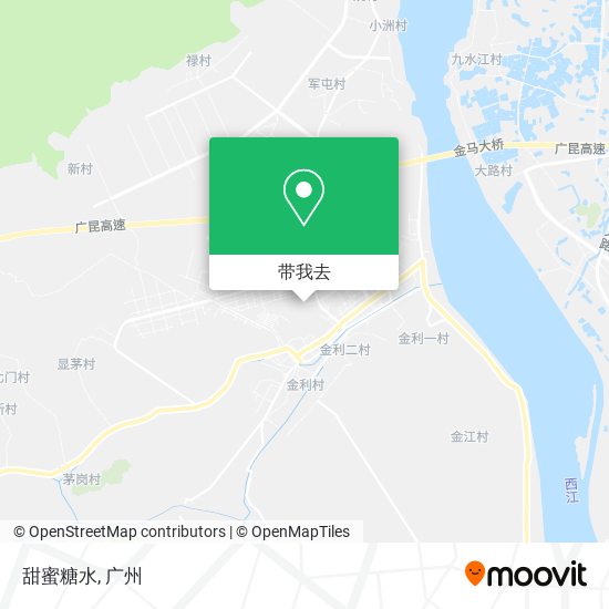 甜蜜糖水地图
