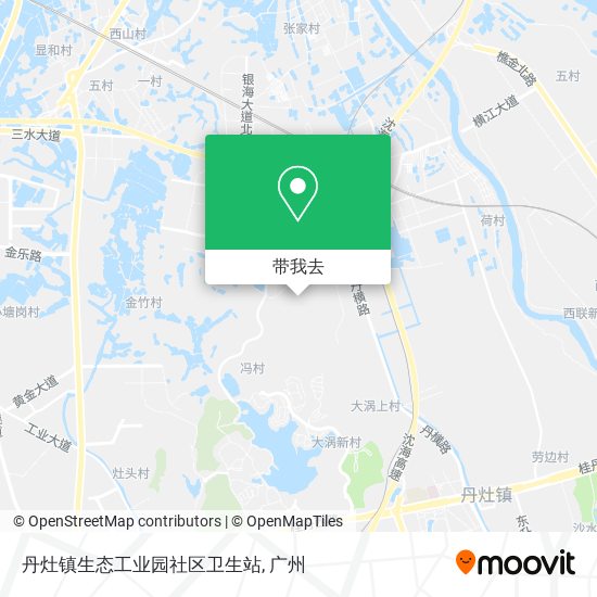 丹灶镇生态工业园社区卫生站地图