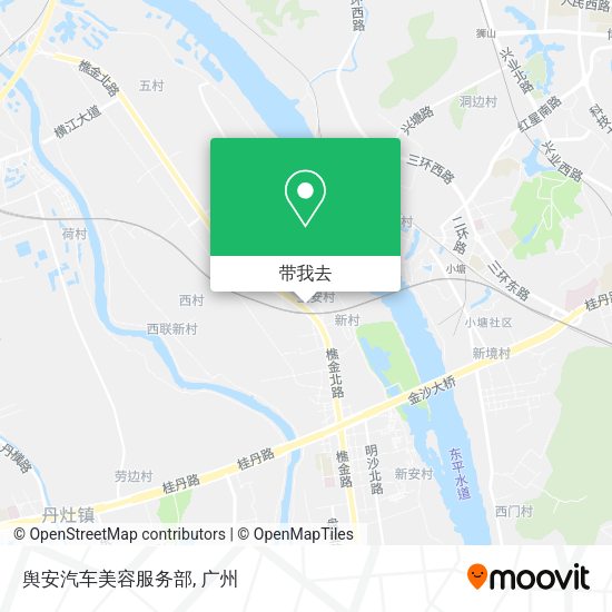 舆安汽车美容服务部地图