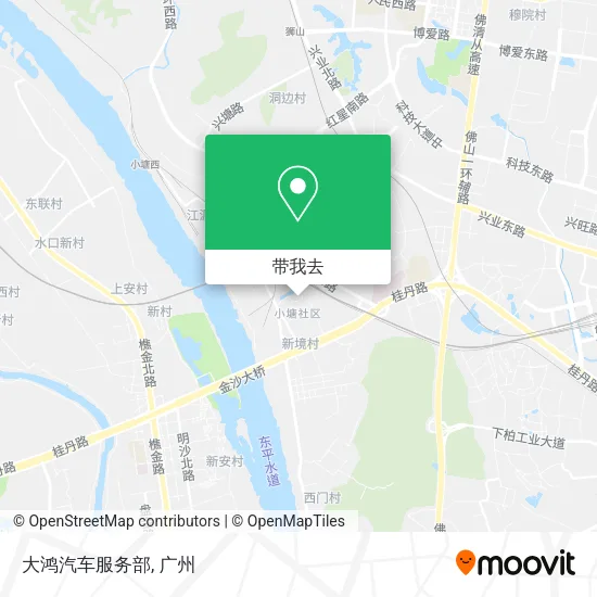 大鸿汽车服务部地图