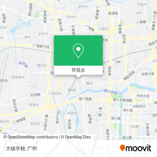 大镇学校地图