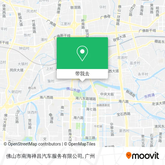 佛山市南海禅昌汽车服务有限公司地图