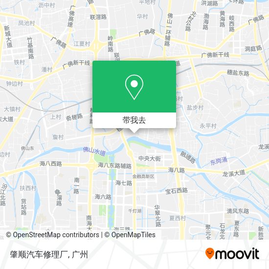 肇顺汽车修理厂地图
