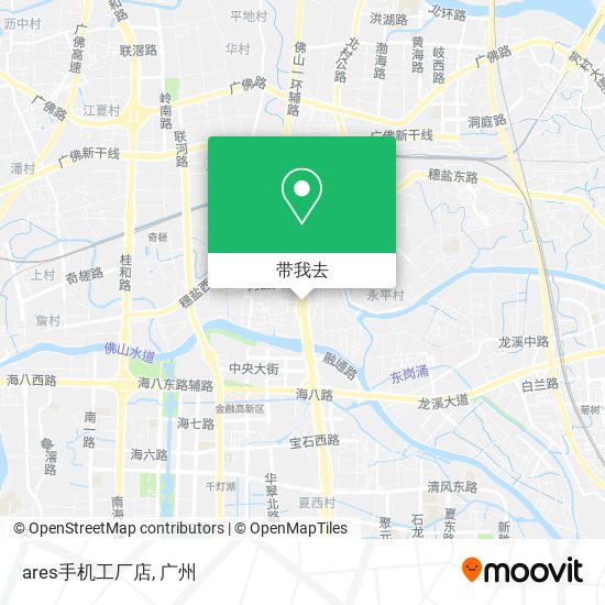 ares手机工厂店地图