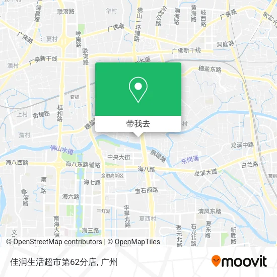 佳润生活超市第62分店地图