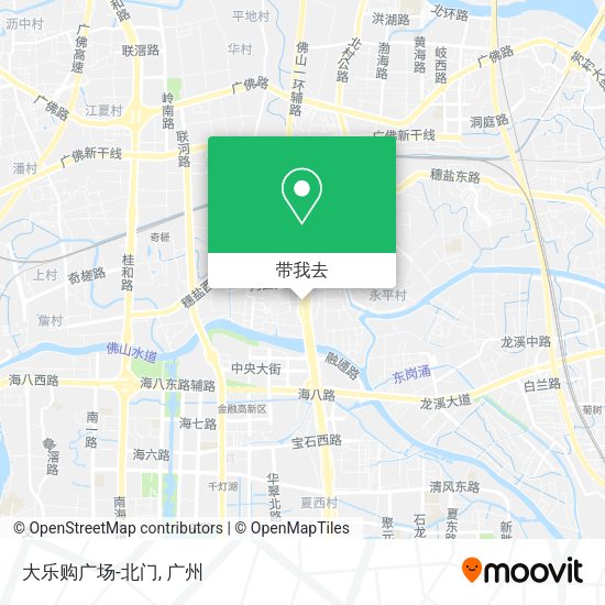 大乐购广场-北门地图