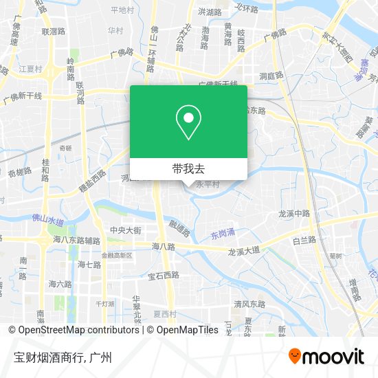 宝财烟酒商行地图
