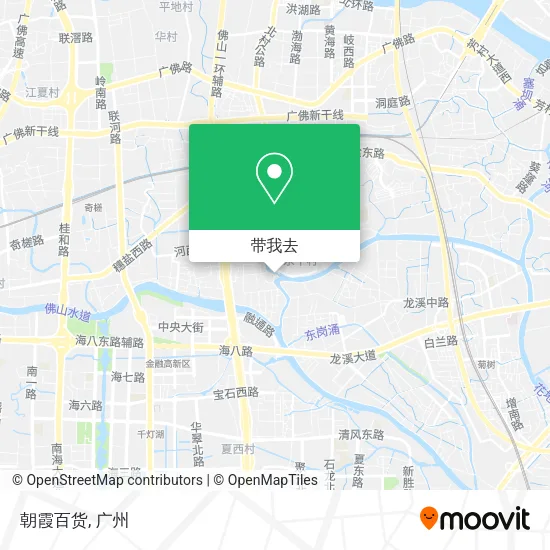 朝霞百货地图