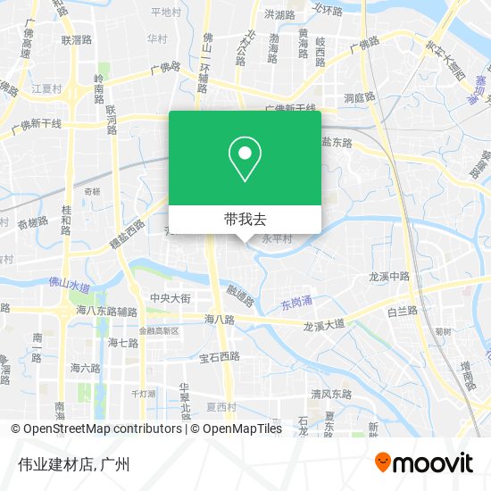 伟业建材店地图