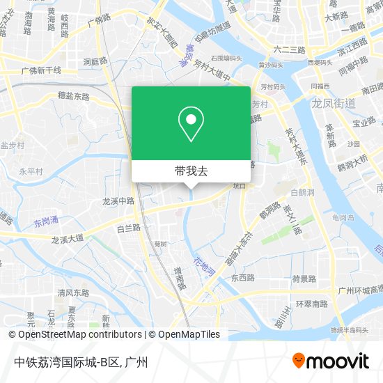 中铁荔湾国际城-B区地图