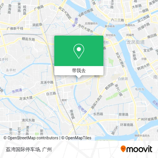 荔湾国际停车场地图