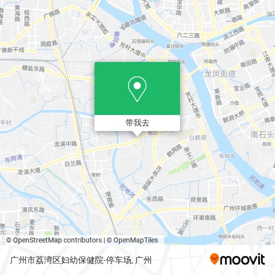 广州市荔湾区妇幼保健院-停车场地图