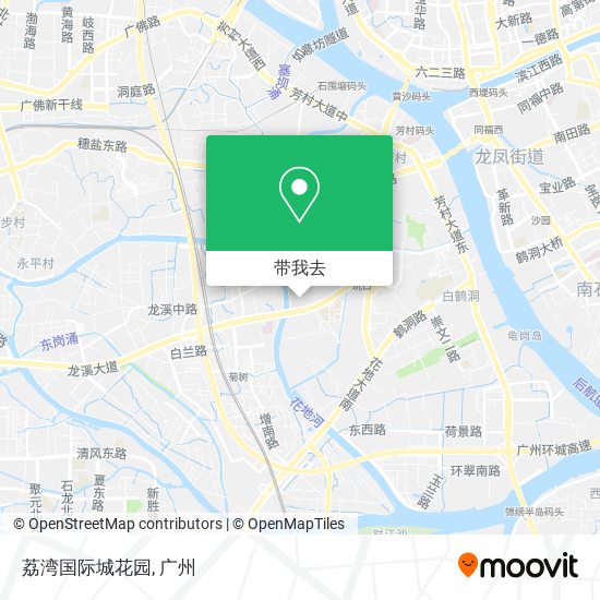 荔湾国际城花园地图