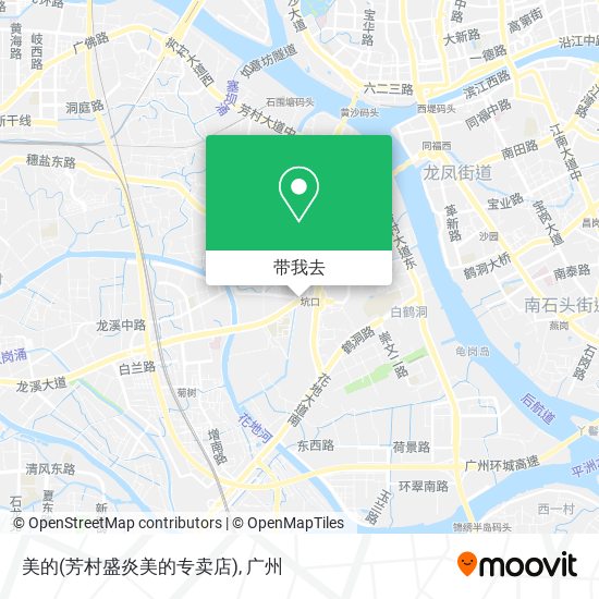 美的(芳村盛炎美的专卖店)地图