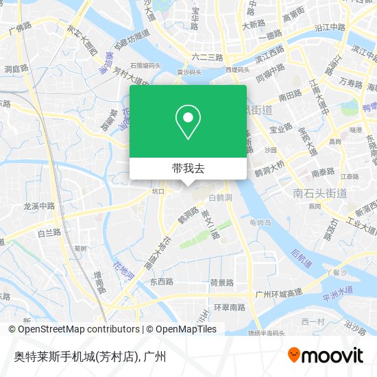 奥特莱斯手机城(芳村店)地图
