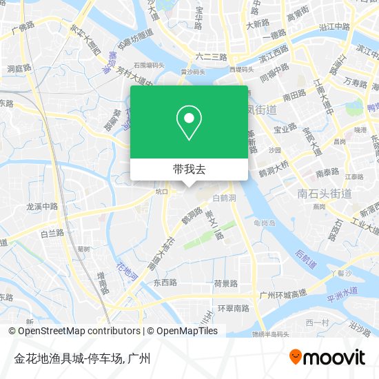 金花地渔具城-停车场地图