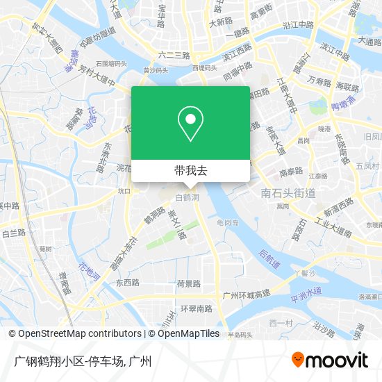 广钢鹤翔小区-停车场地图