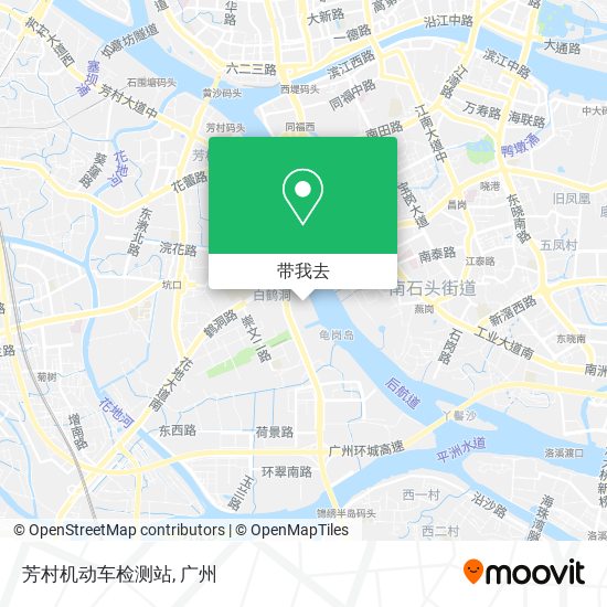 芳村机动车检测站地图