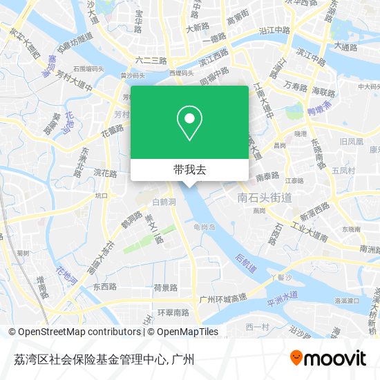荔湾区社会保险基金管理中心地图