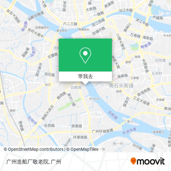 广州造船厂敬老院地图