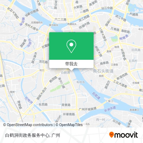 白鹤洞街政务服务中心地图