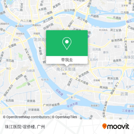 珠江医院-谊侨楼地图