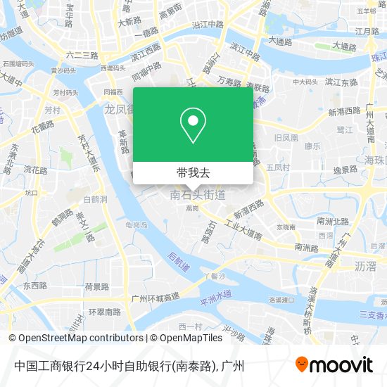 中国工商银行24小时自助银行(南泰路)地图
