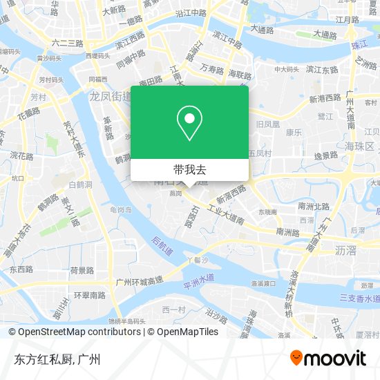 东方红私厨地图