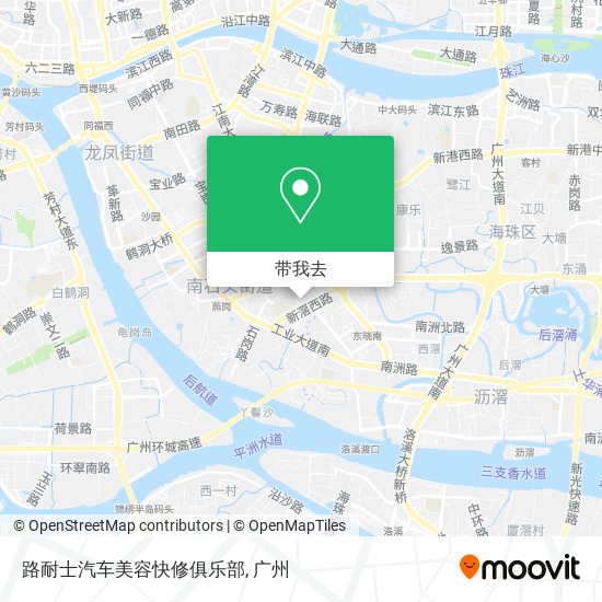 路耐士汽车美容快修俱乐部地图