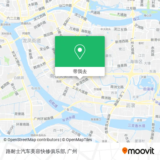 路耐士汽车美容快修俱乐部地图