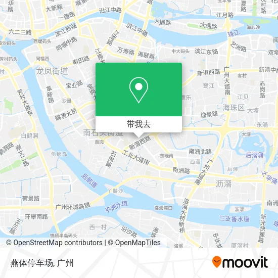 燕体停车场地图