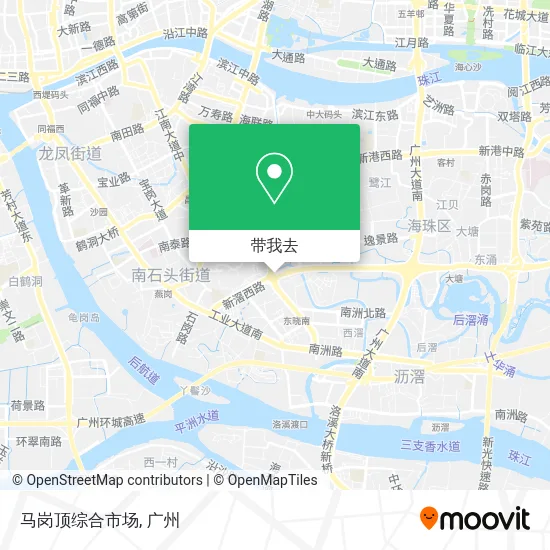 马岗顶综合市场地图