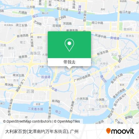 大利家百货(龙潭南约万年东街店)地图