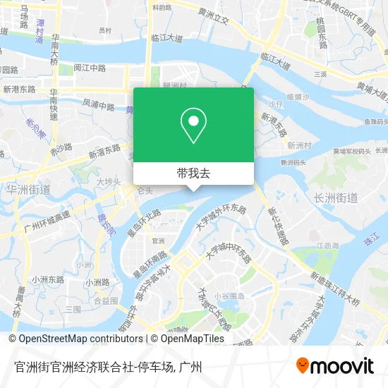 官洲街官洲经济联合社-停车场地图