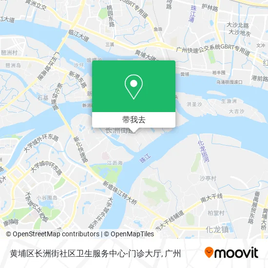 黄埔区长洲街社区卫生服务中心-门诊大厅地图