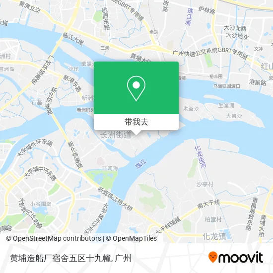 黄埔造船厂宿舍五区十九幢地图