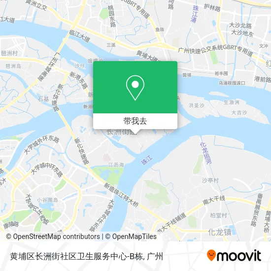 黄埔区长洲街社区卫生服务中心-B栋地图