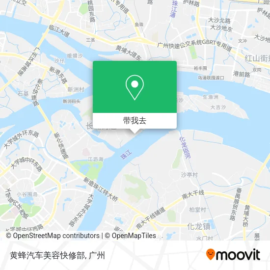 黄蜂汽车美容快修部地图