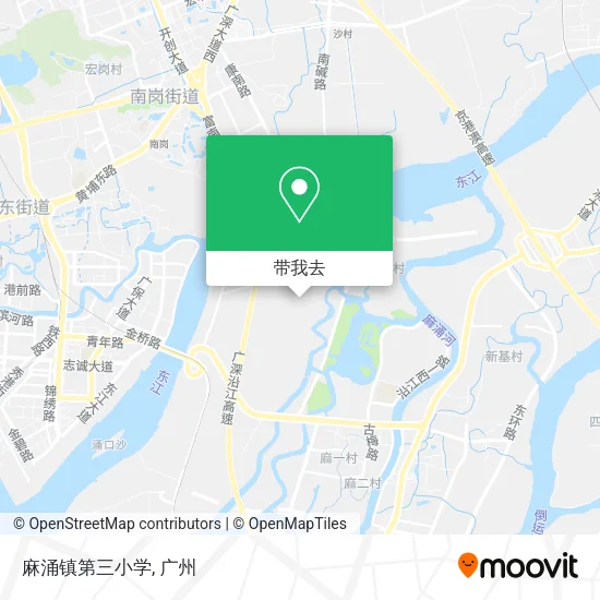 麻涌镇第三小学地图