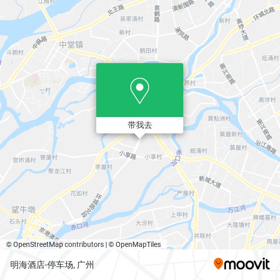 明海酒店-停车场地图