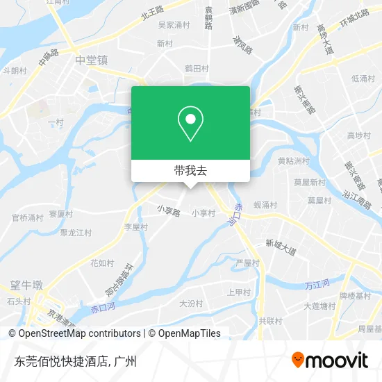 东莞佰悦快捷酒店地图