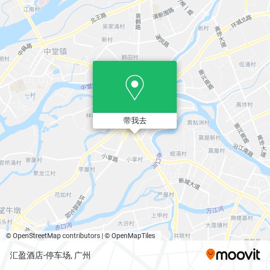 汇盈酒店-停车场地图