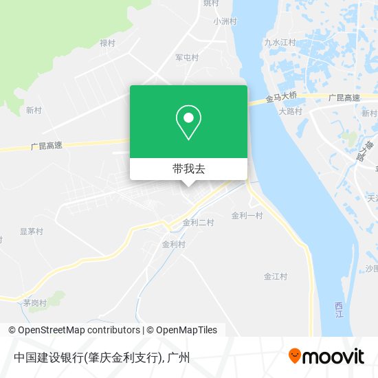 中国建设银行(肇庆金利支行)地图