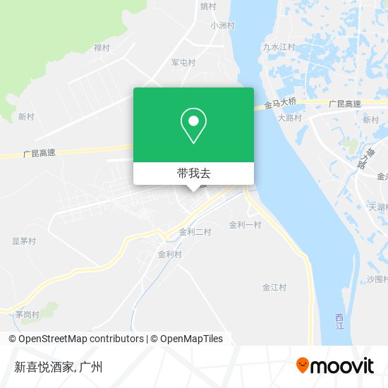 新喜悦酒家地图