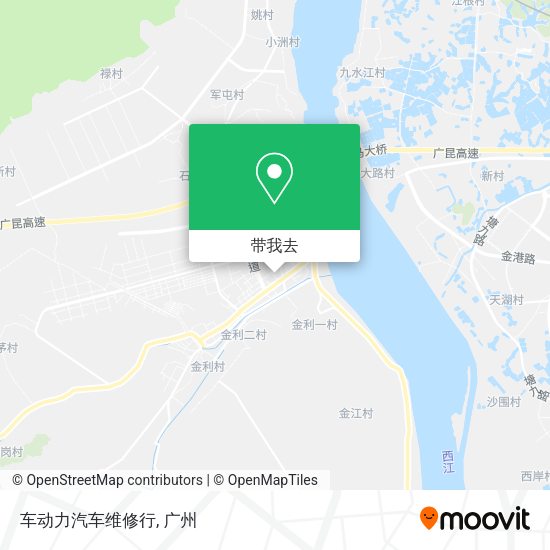 车动力汽车维修行地图