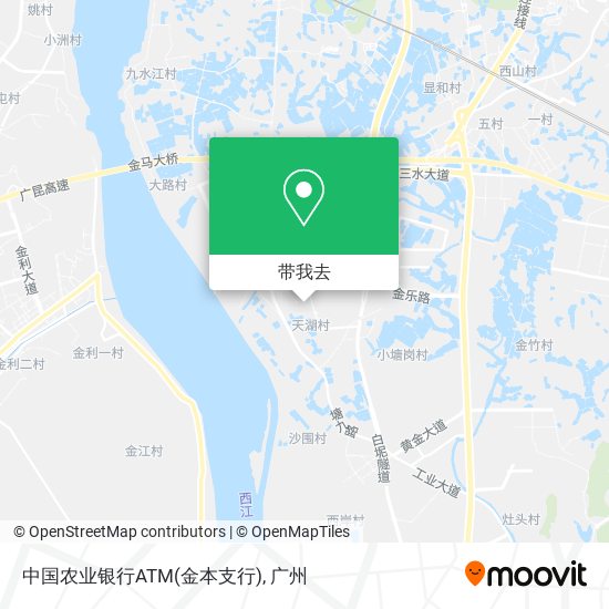 中国农业银行ATM(金本支行)地图