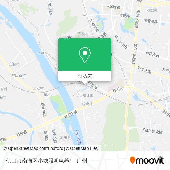 佛山市南海区小塘照明电器厂地图
