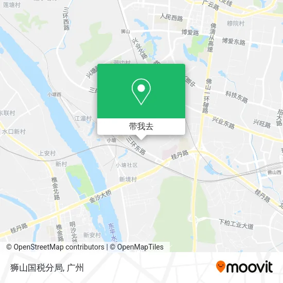 狮山国税分局地图